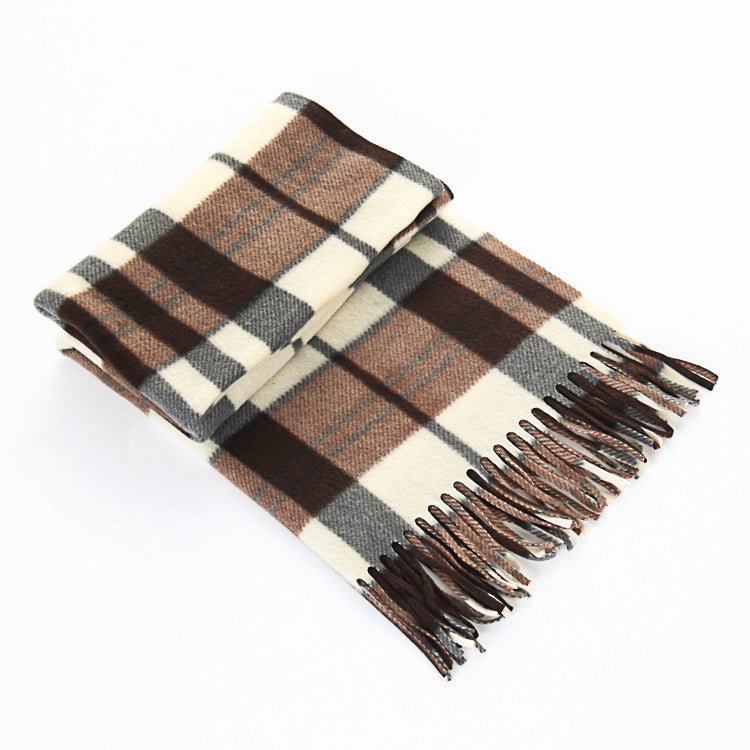 Men's And Women's Scarf available in multiple plaids - silverfoxgoods